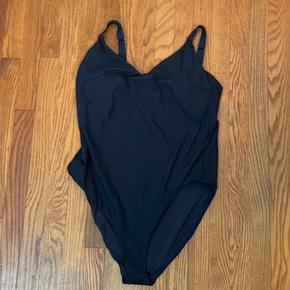 Andie The Marco‎ One Piece Rib Swimsuit Black Plus Size XXL NWT - Picture 3 of 7